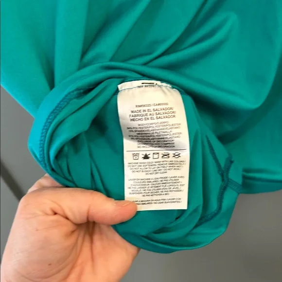 Nike Women's Teal Short Sleeve Tee Dri-Fit Size X-LARGE - Picture 6 of 6